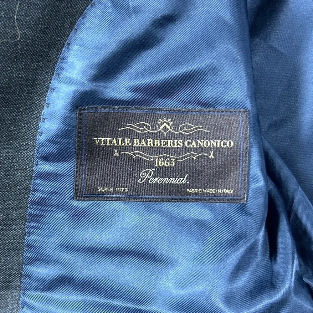 SUITSUPPLY Jacket Mens US 34R Gray Lazio VBC Wool‎ Young Mens Italy NEW Wedding